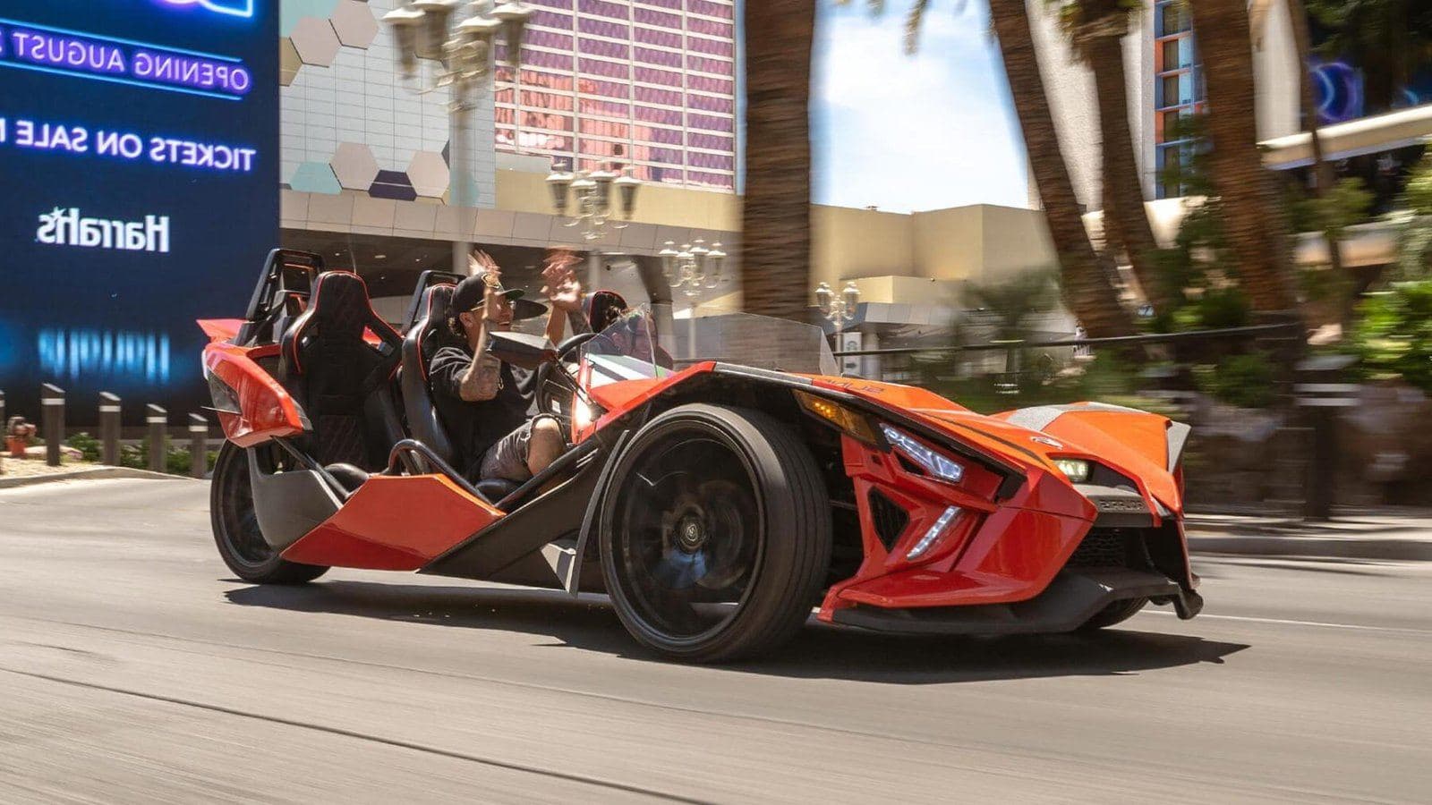 4-seater Polaris Slingshot